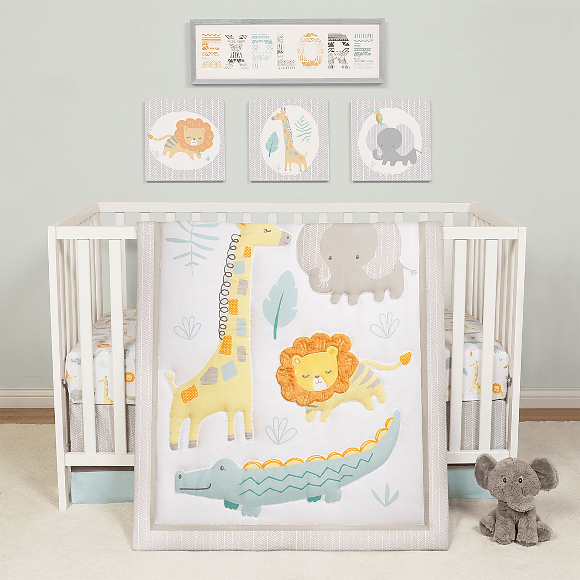 Kids Noar Yellow 4 Pc Baby Bedding Set - Image 1