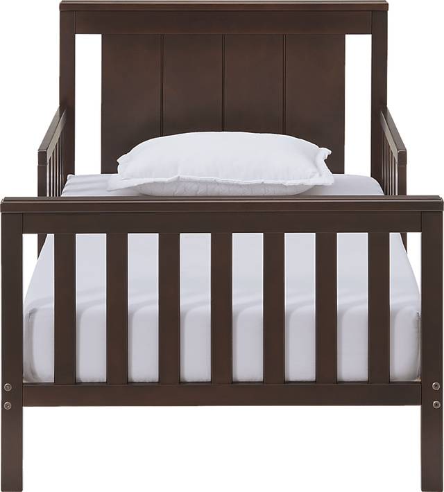 Kids Nolween Espresso Toddler Bed - Thumbnail - Image 3