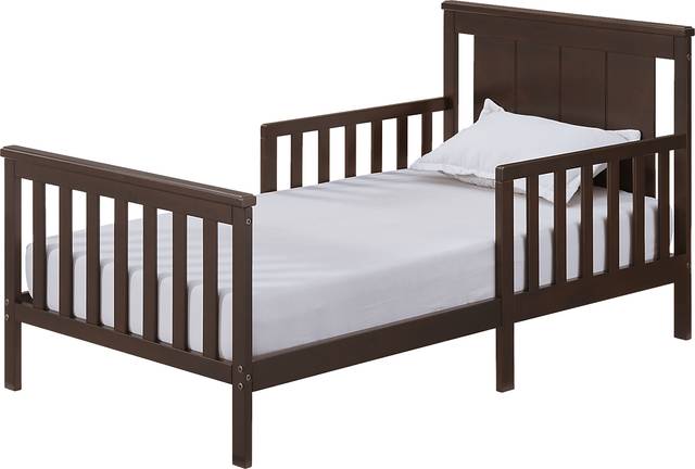Kids Nolween Espresso Toddler Bed - Thumbnail - Image 1