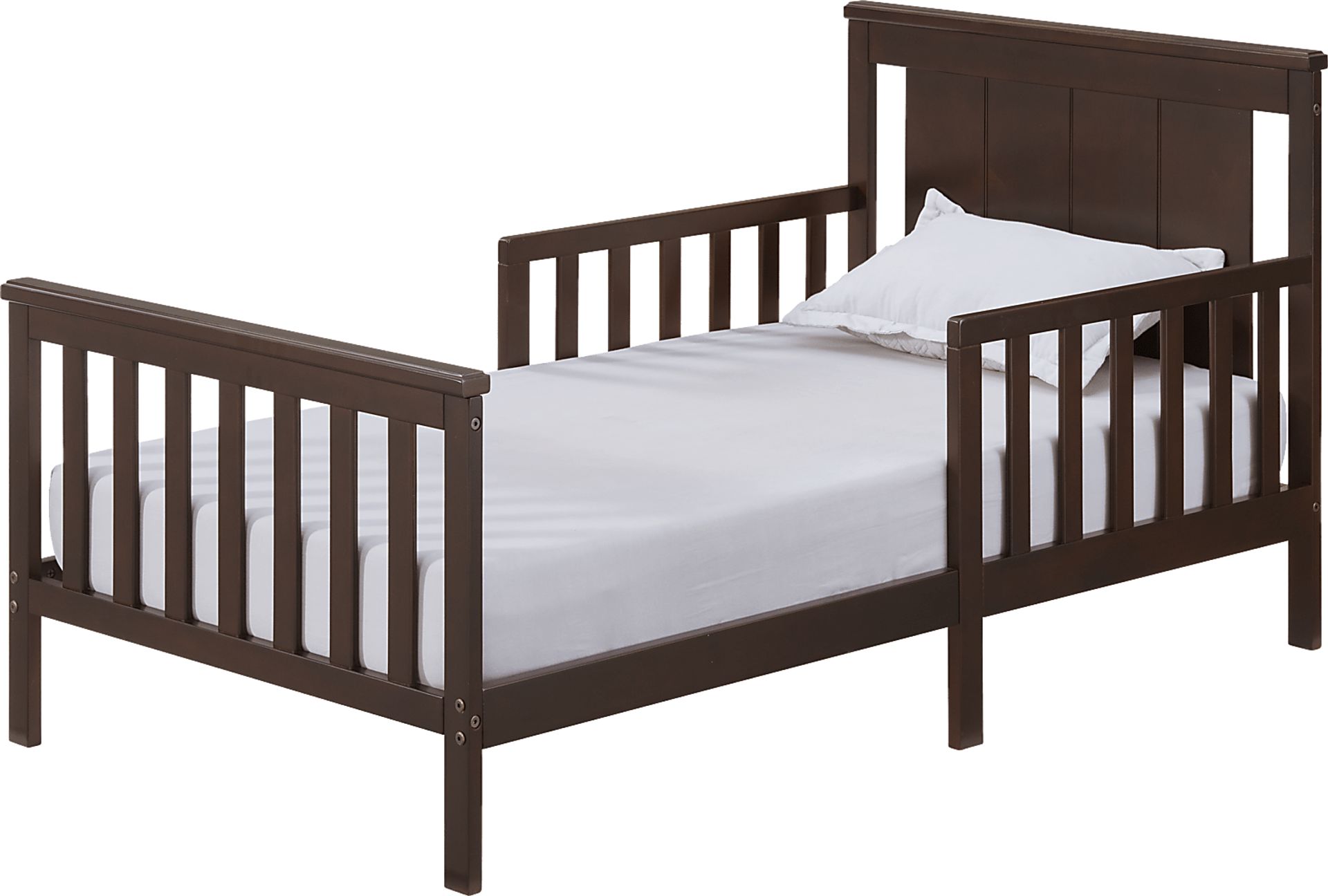 Kids Nolween Espresso Toddler Bed - Image 1