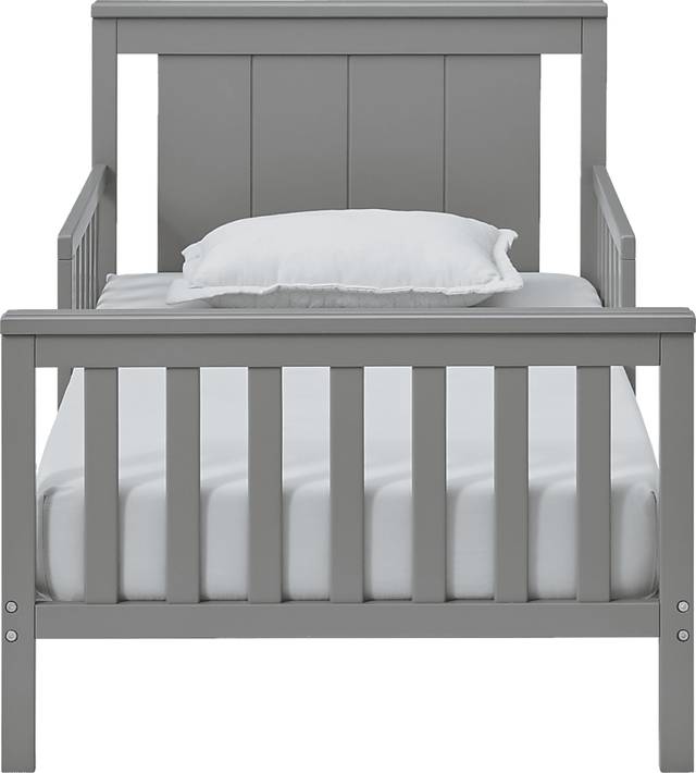 Kids Nolween Gray Toddler Bed - Thumbnail - Image 3