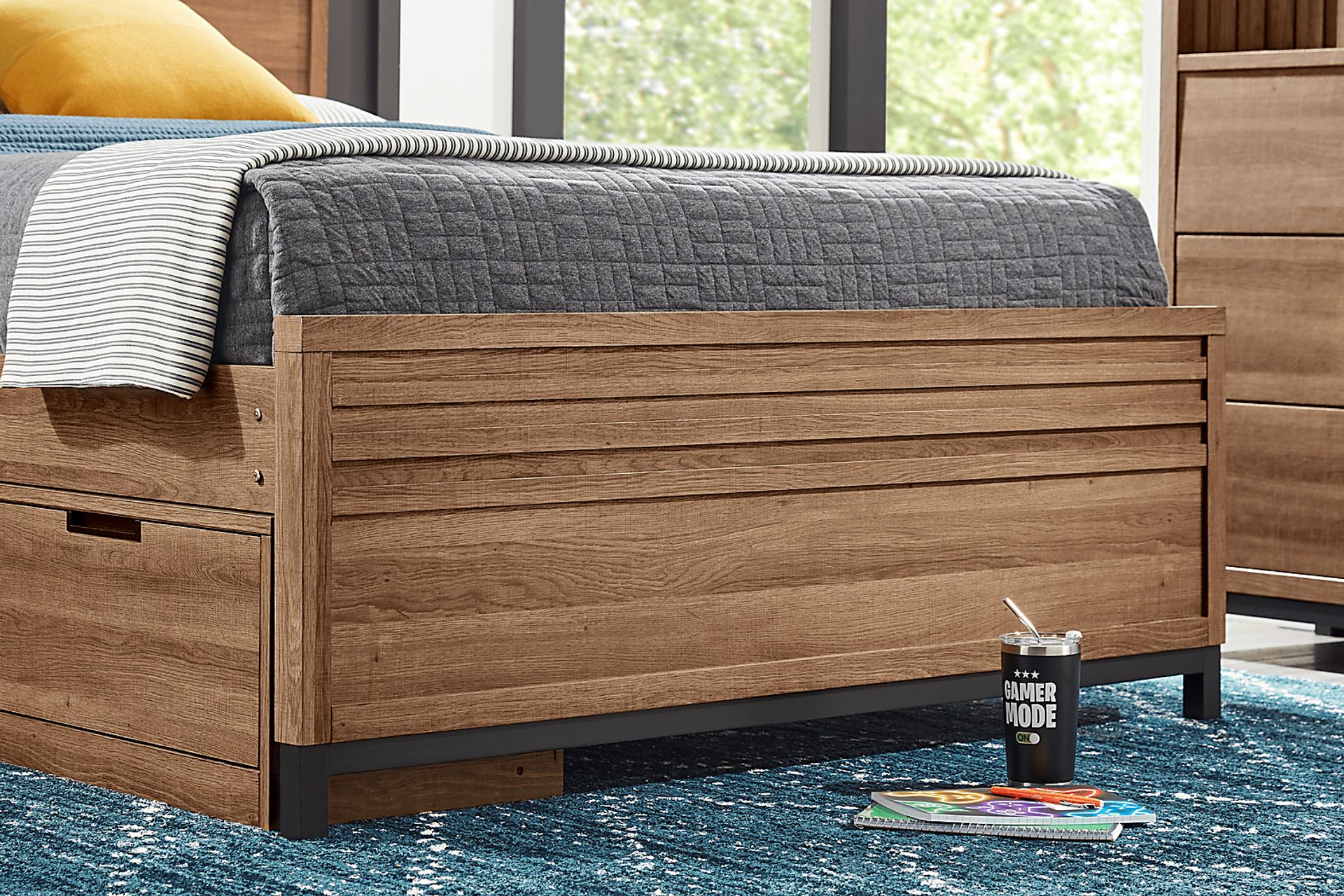 Kids Northridge Drive Caramel Full Panel Bedroom - Image 5