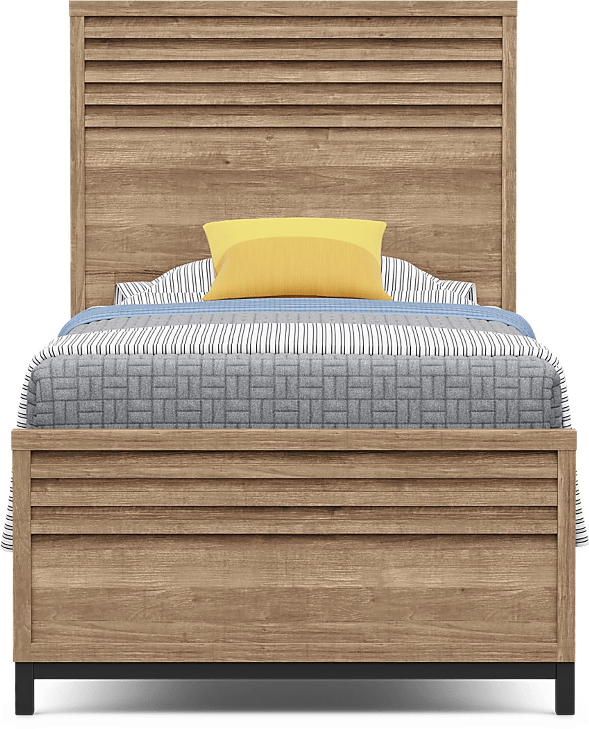 Northridge Drive 3 Pc Caramel Light Wood Twin Bed | Rooms to Go