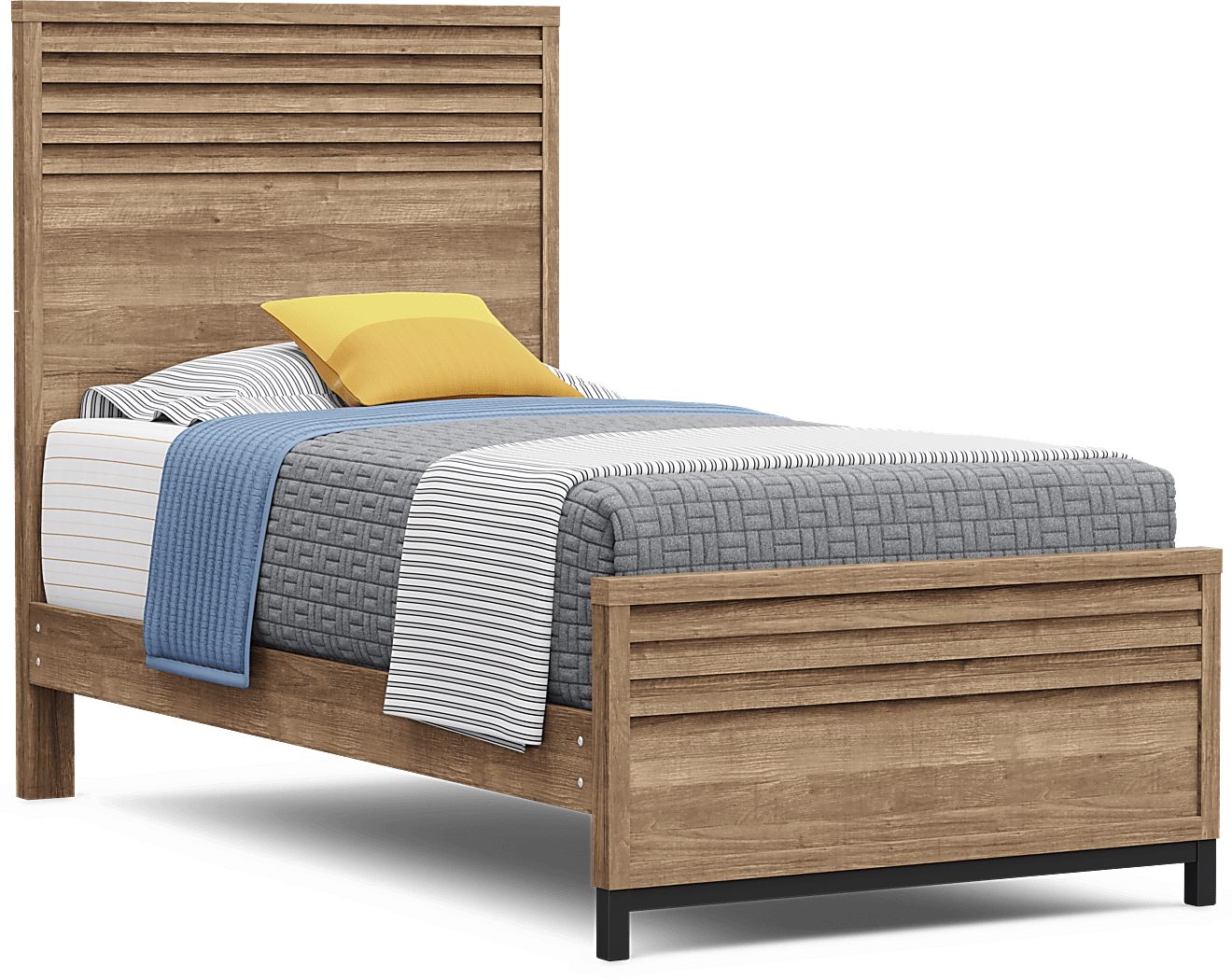 Kids Northridge Drive Caramel Twin Panel Bed