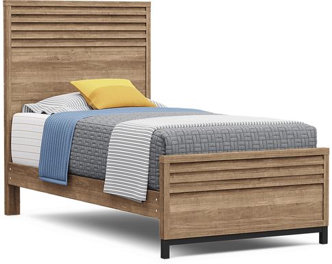 Kids Northridge Drive Caramel Twin Panel Bed