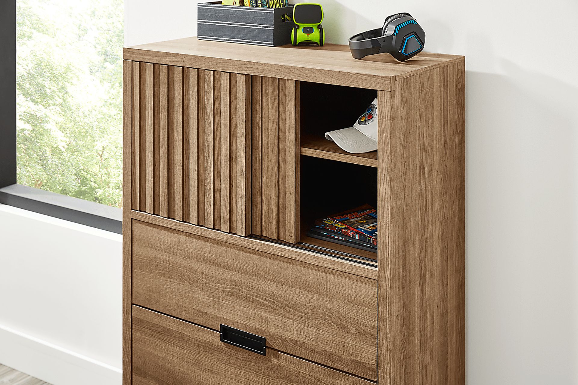 Kids Northridge Drive Caramel Full Panel Bedroom - Image 8