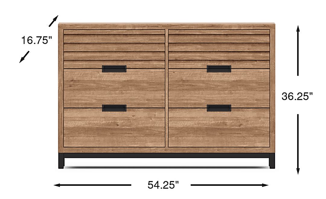 Kids Northridge Drive Caramel Dresser