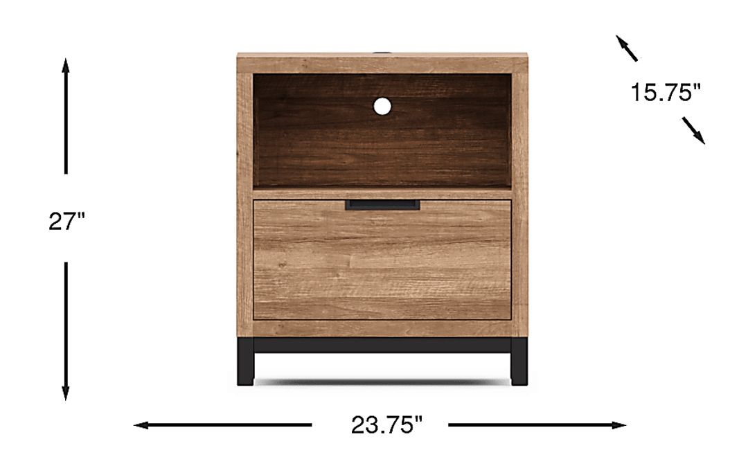 Kids Northridge Drive Caramel Nightstand