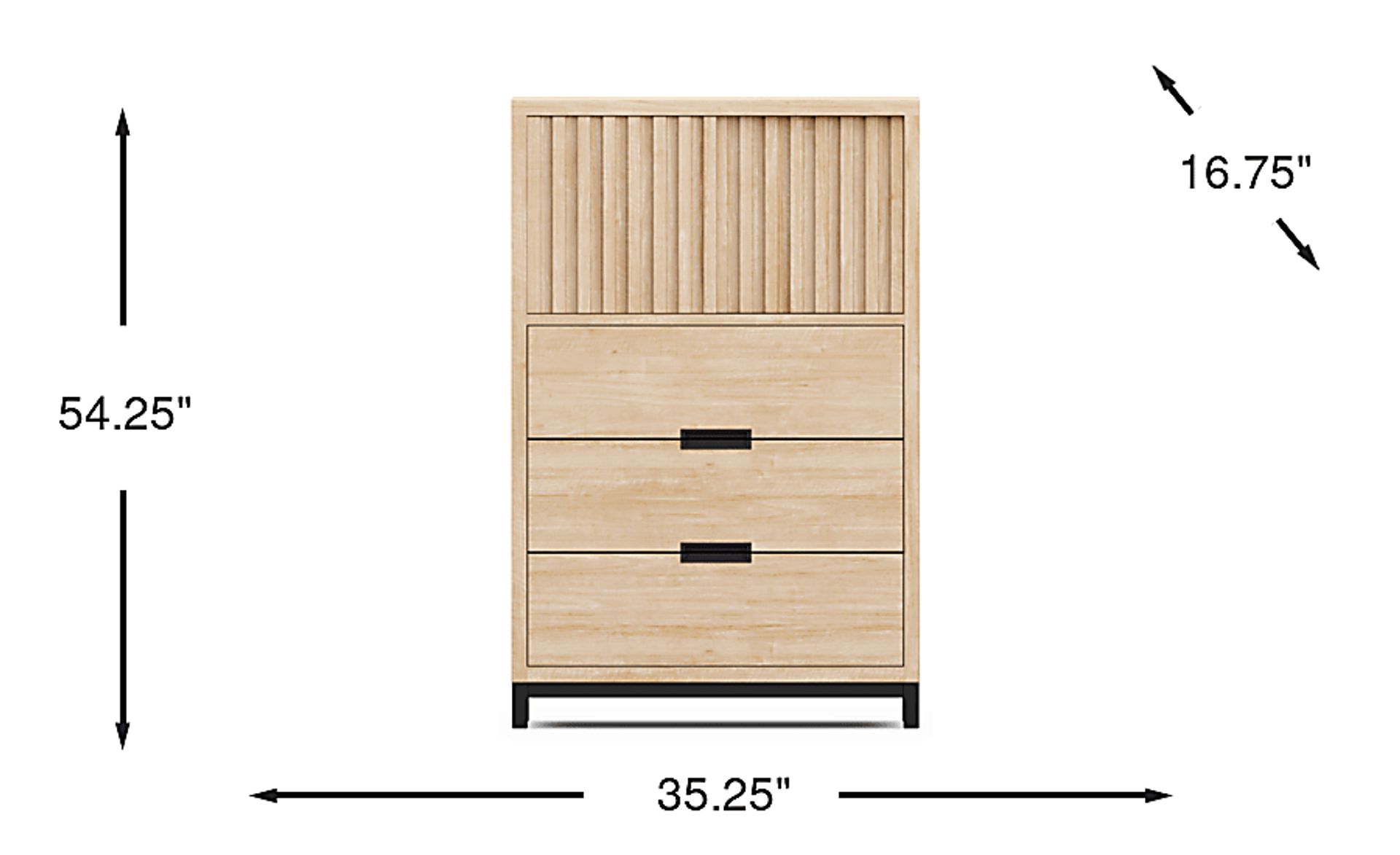 Dimension Image. Please refer to the Dimension Tab on this page for dimension details.