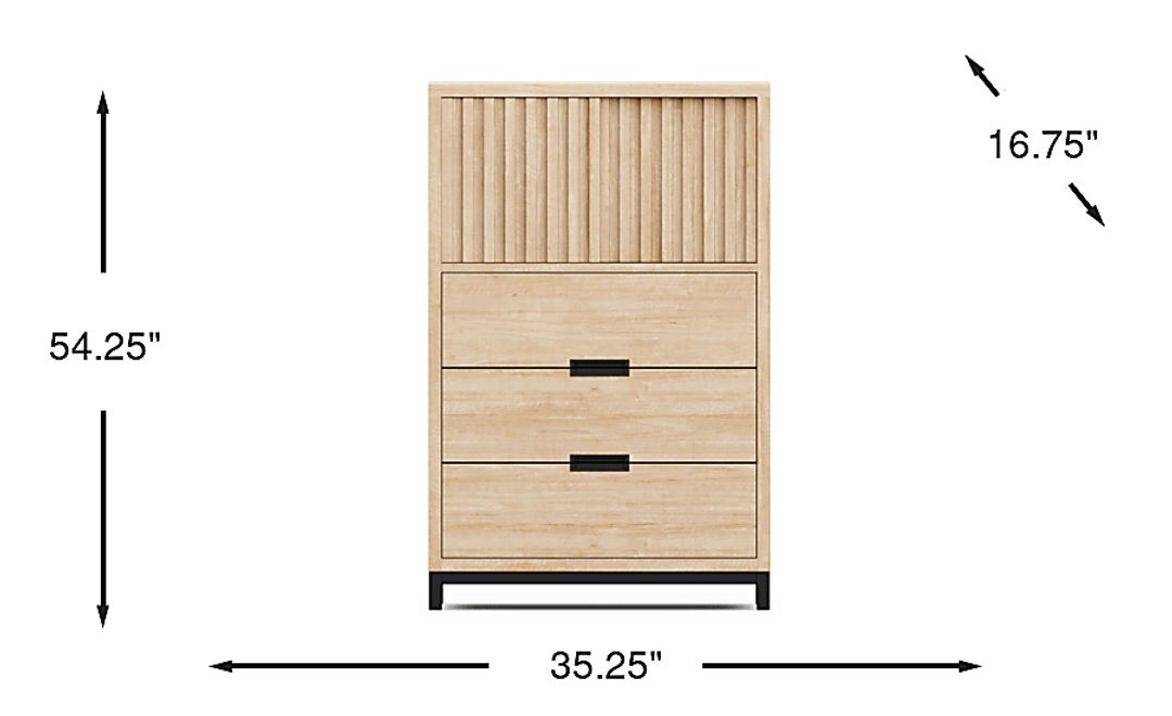 Kids Northridge Drive Oatmeal Door Chest