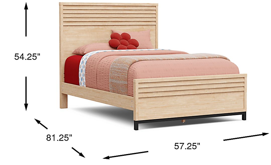 Kids Northridge Drive Oatmeal Full Panel Bed