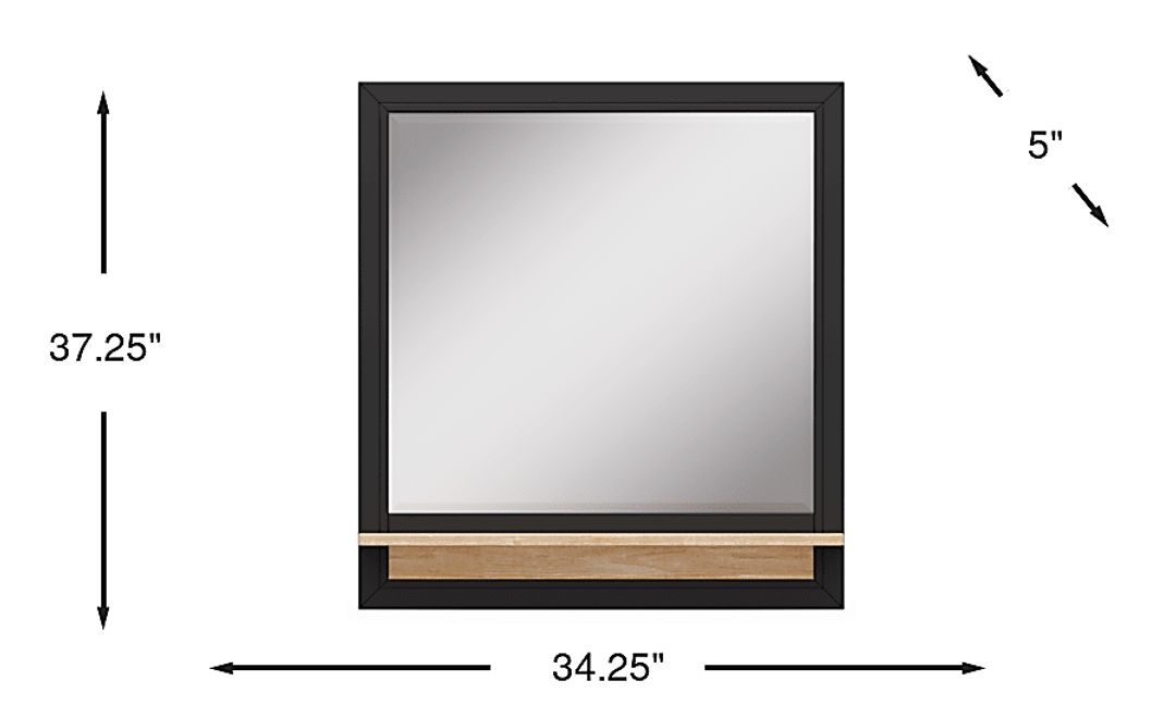 Kids Northridge Drive Oatmeal Mirror