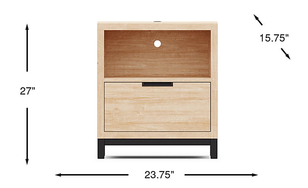 Kids Northridge Drive Oatmeal Nightstand