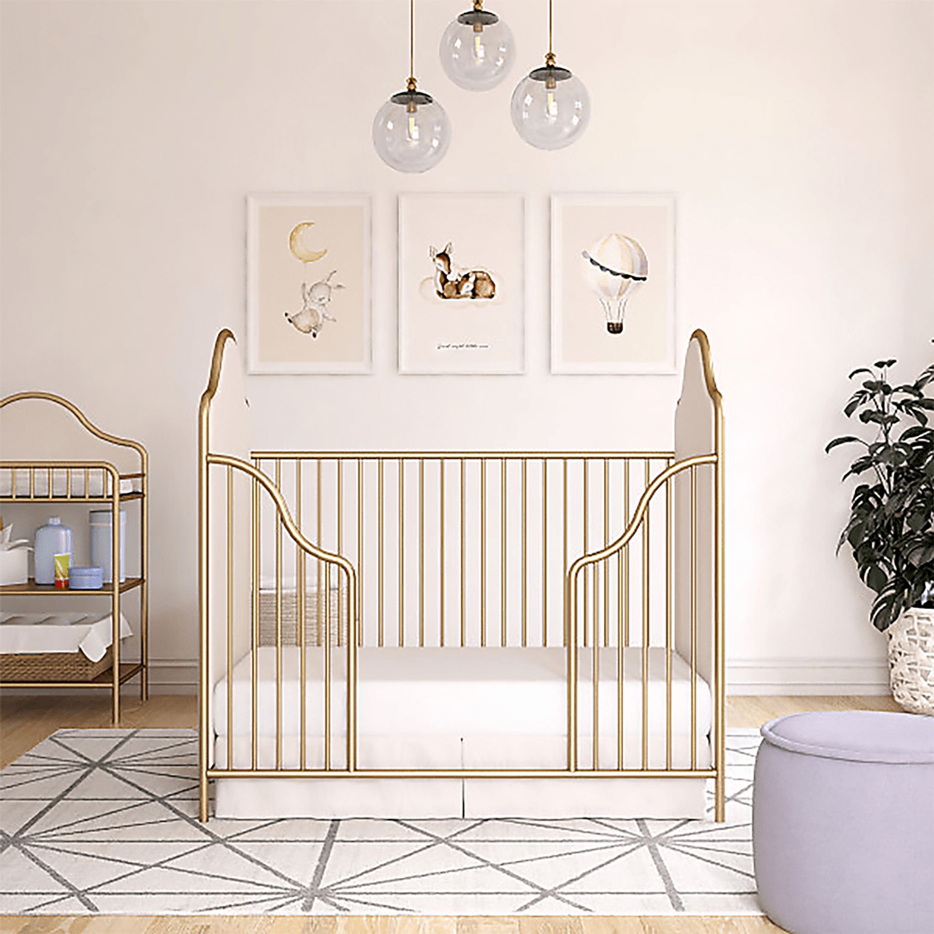 Kids Nosima Gold Convertible Crib - Image 2