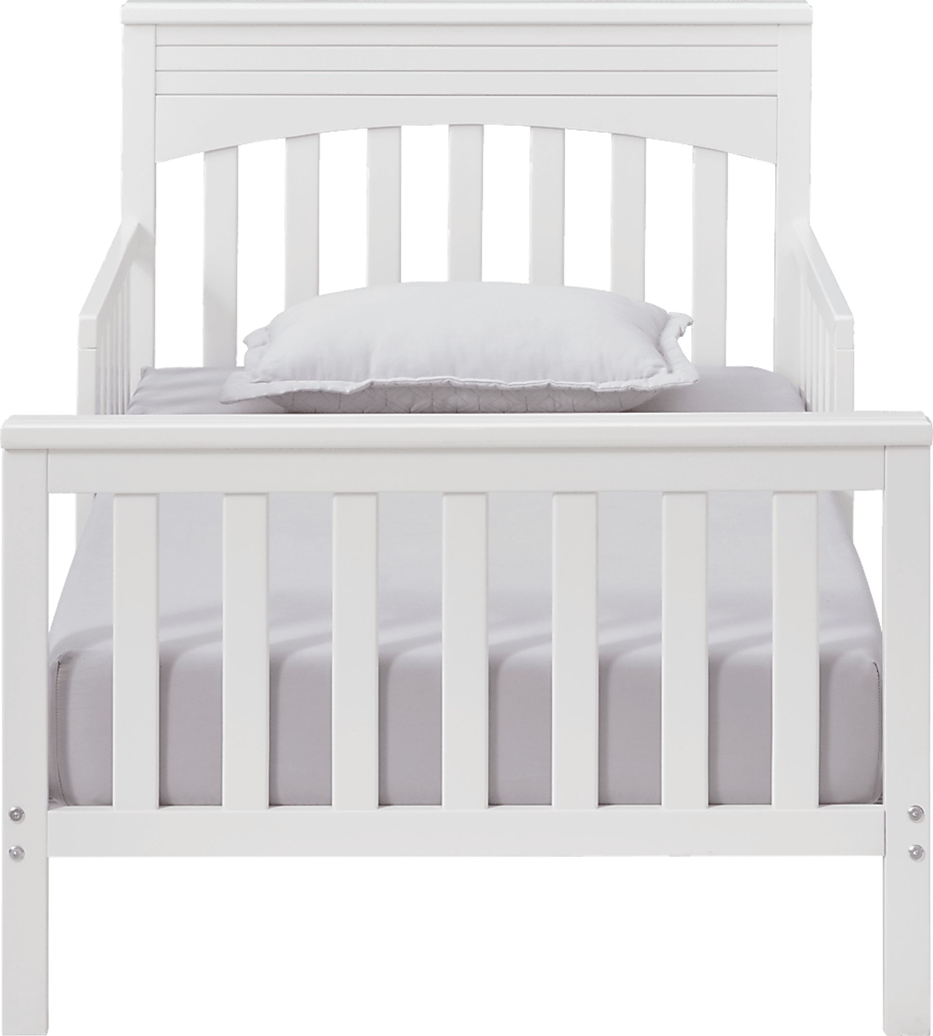 Kids Nourel White Toddler Bed - Image 3
