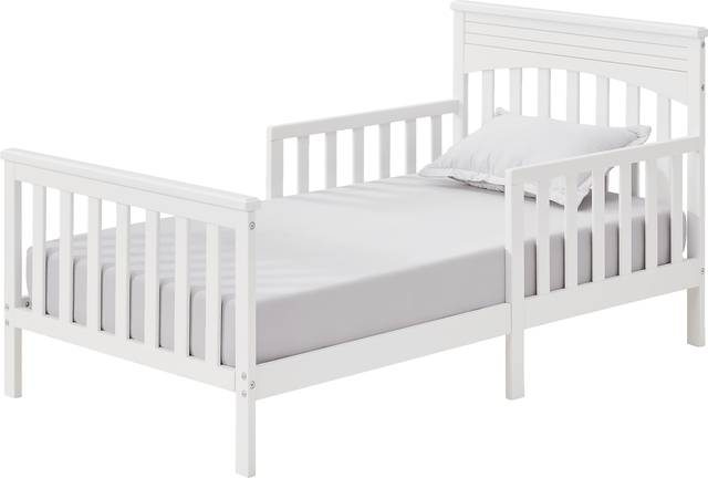 Kids Nourel White Toddler Bed - Thumbnail - Image 1