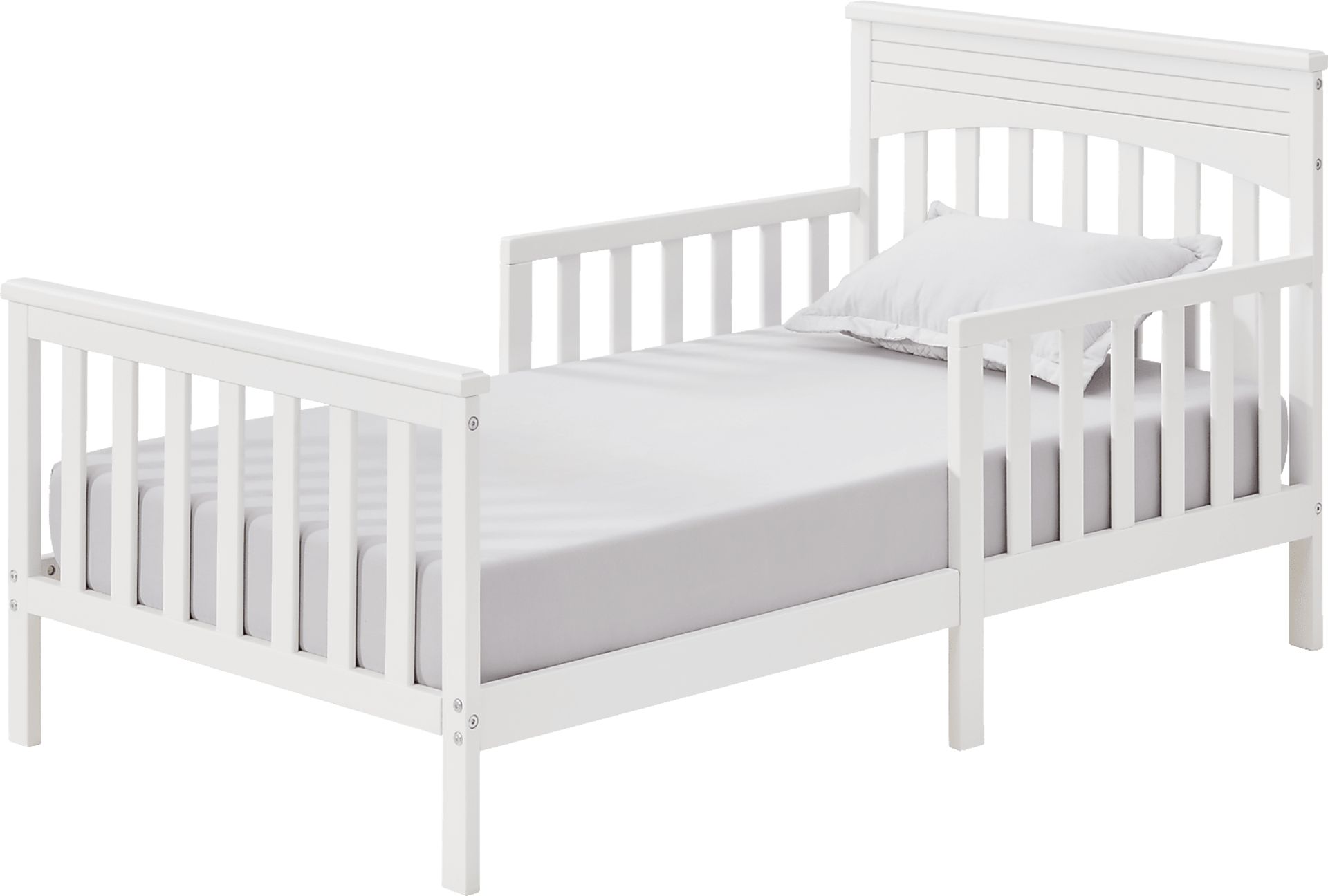 Kids Nourel White Toddler Bed - Image 1