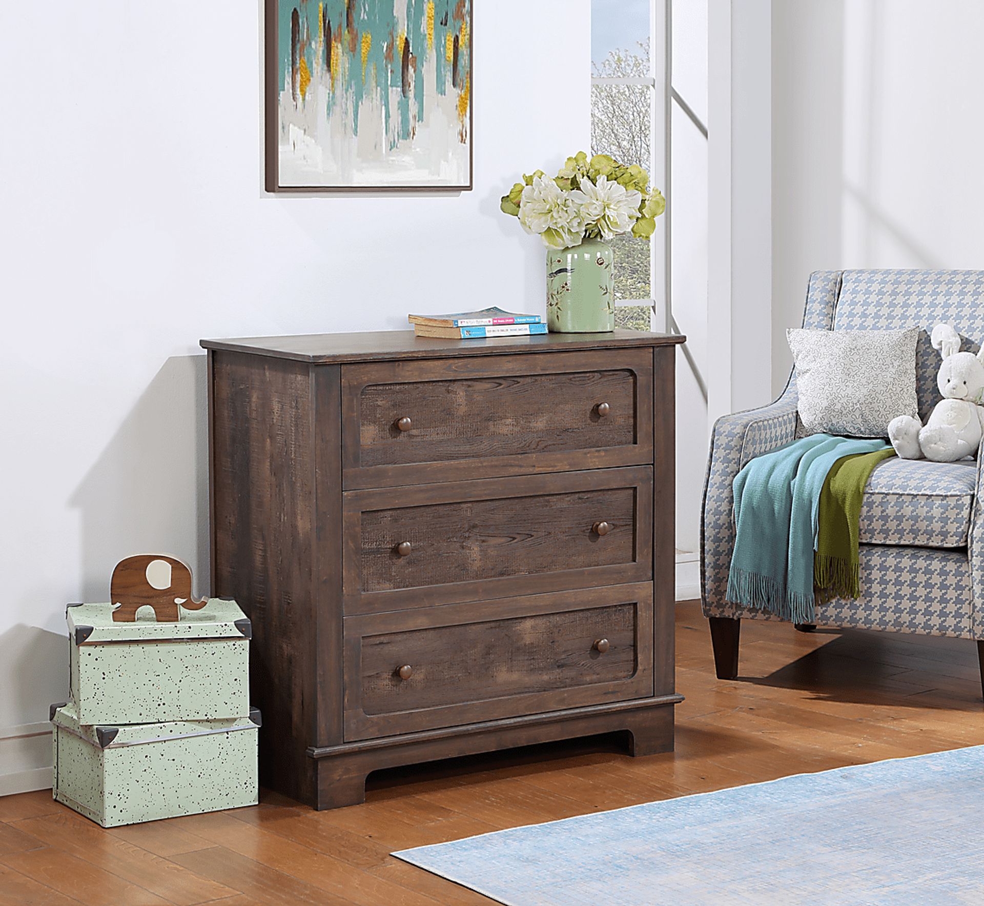 Kids Novira Dark Brown Dresser - Image 2