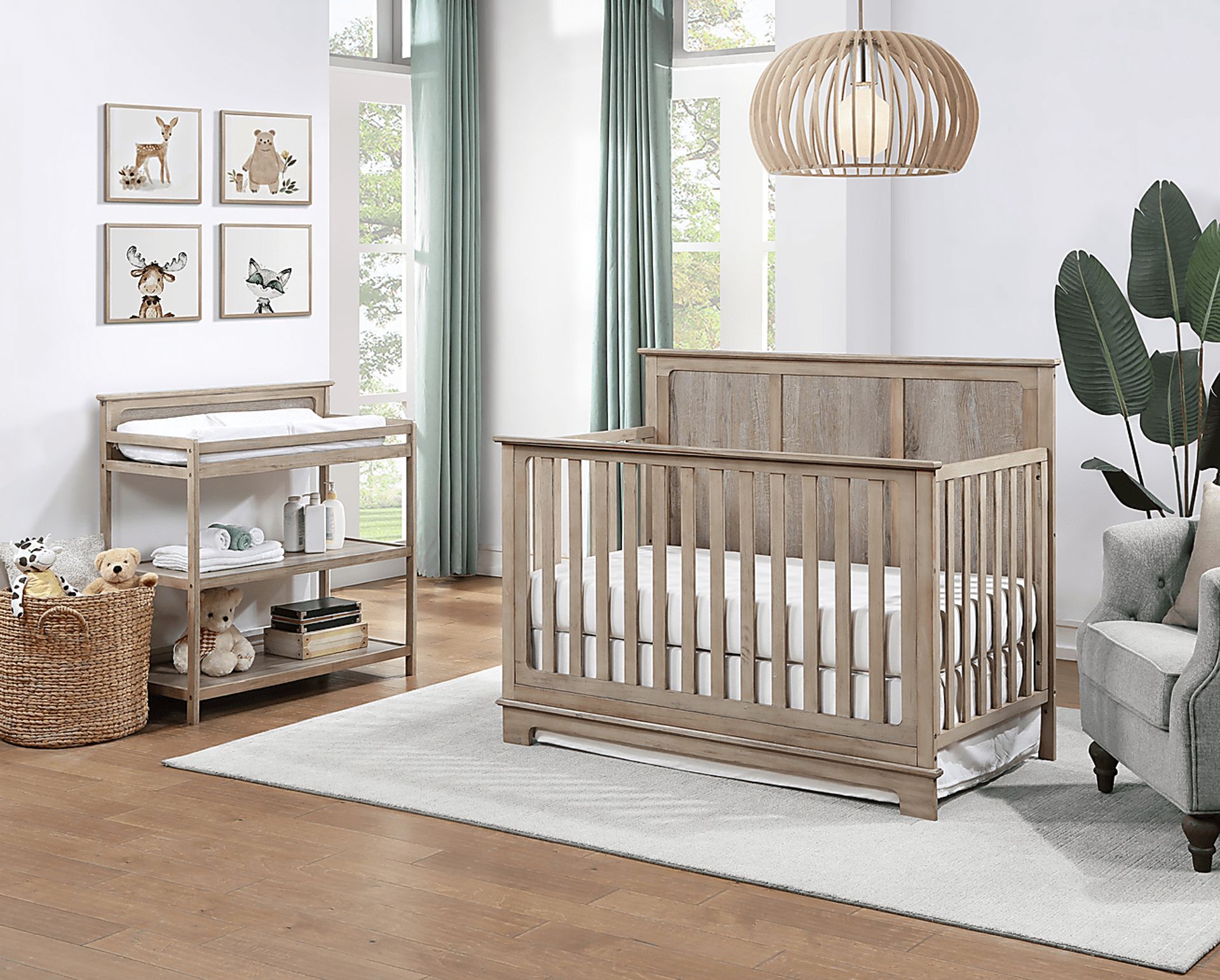 Kids Novira Light Brown Changing Table - Image 2