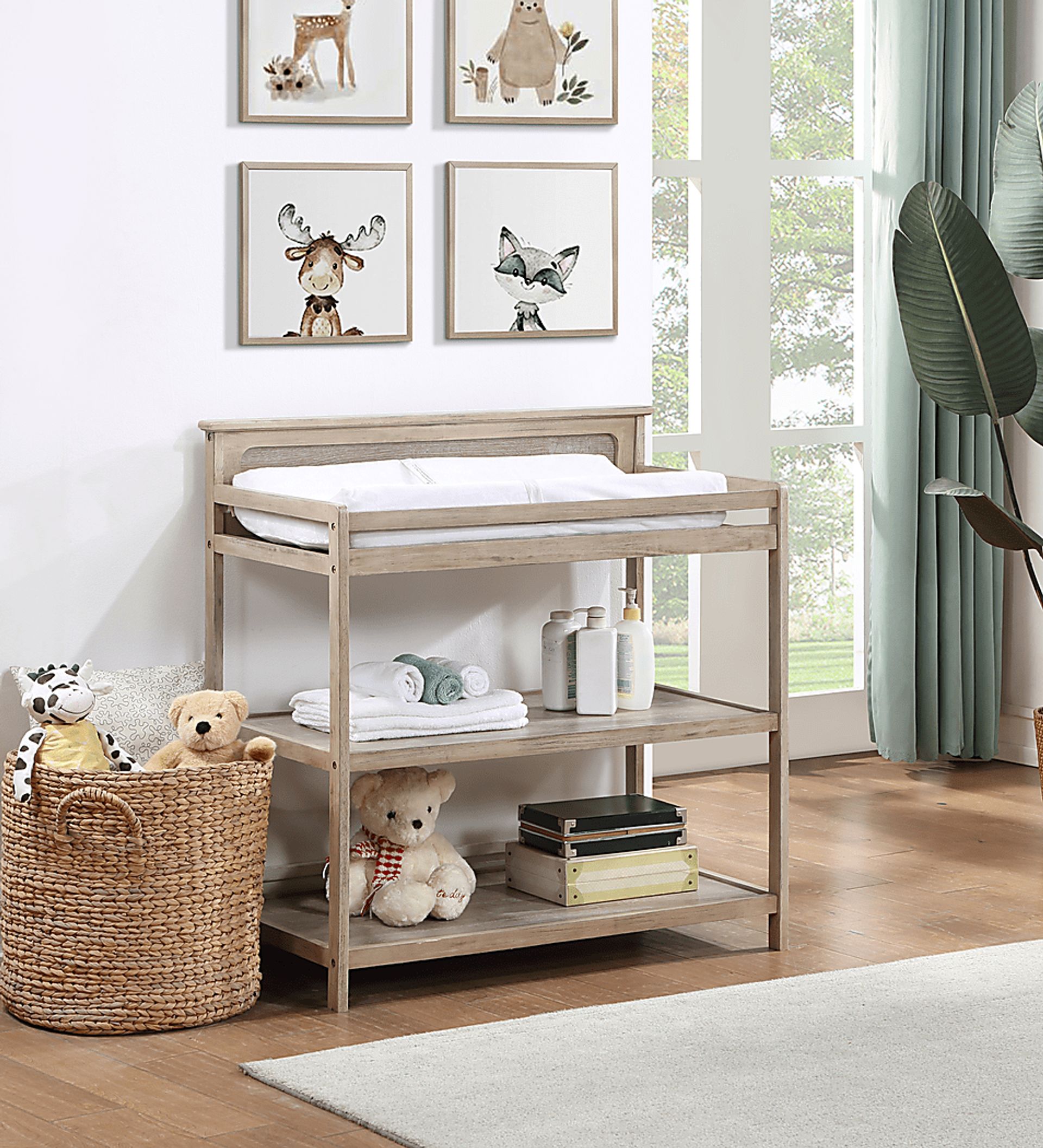 Kids Novira Light Brown Changing Table - Image 3