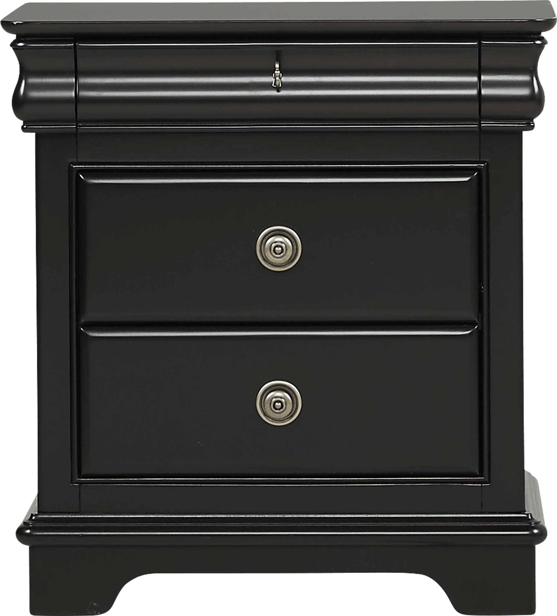 Kids Oberon Black Nightstand - Image 1