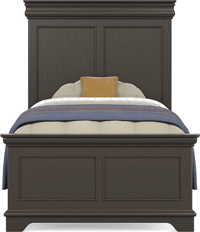 Kids Oberon Chocolate Twin Panel Bed - Thumbnail - Image 3