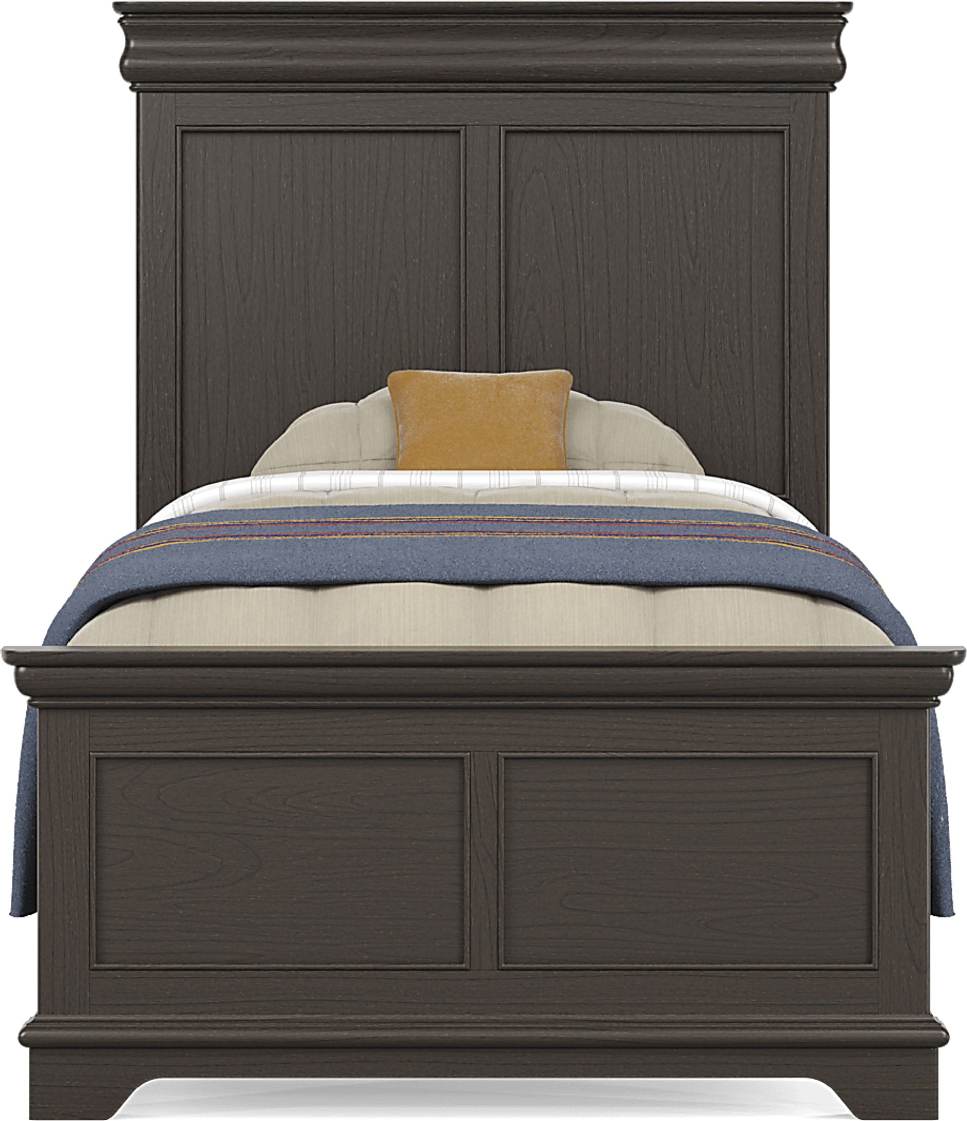 Kids Oberon Chocolate Twin Panel Bed - Image 3