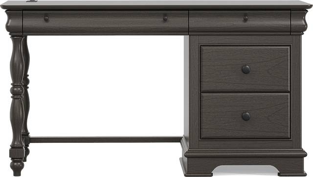 Kids Oberon Chocolate Pedestal Desk - Thumbnail - Image 1