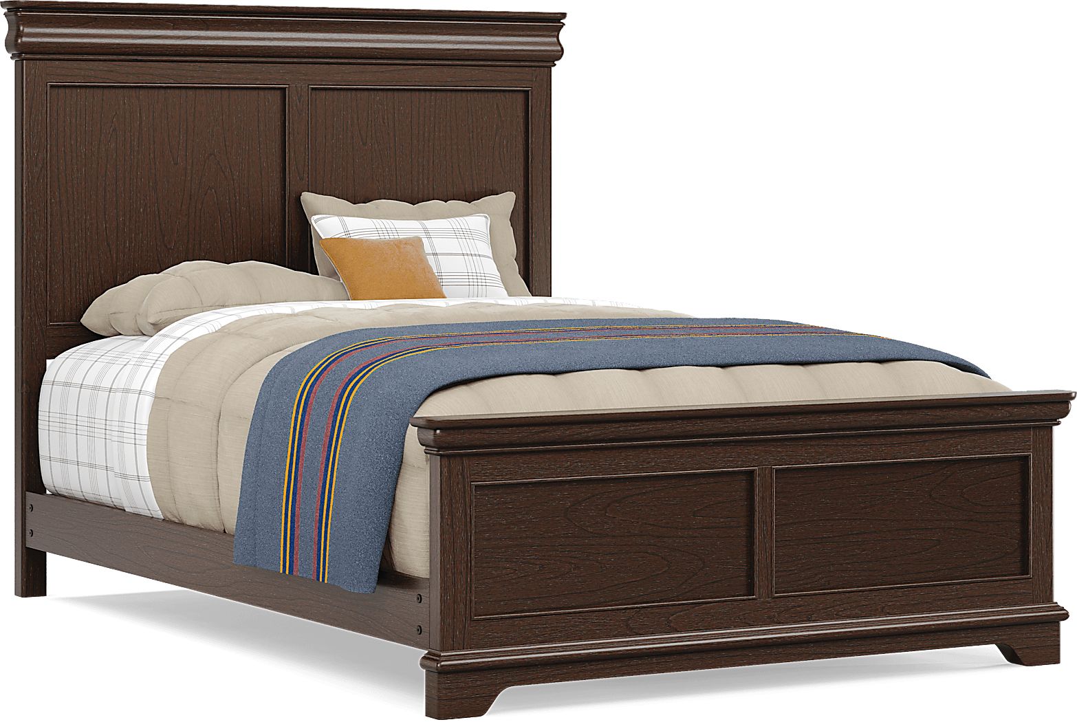 Kids Oberon Chocolate Full Panel Bed