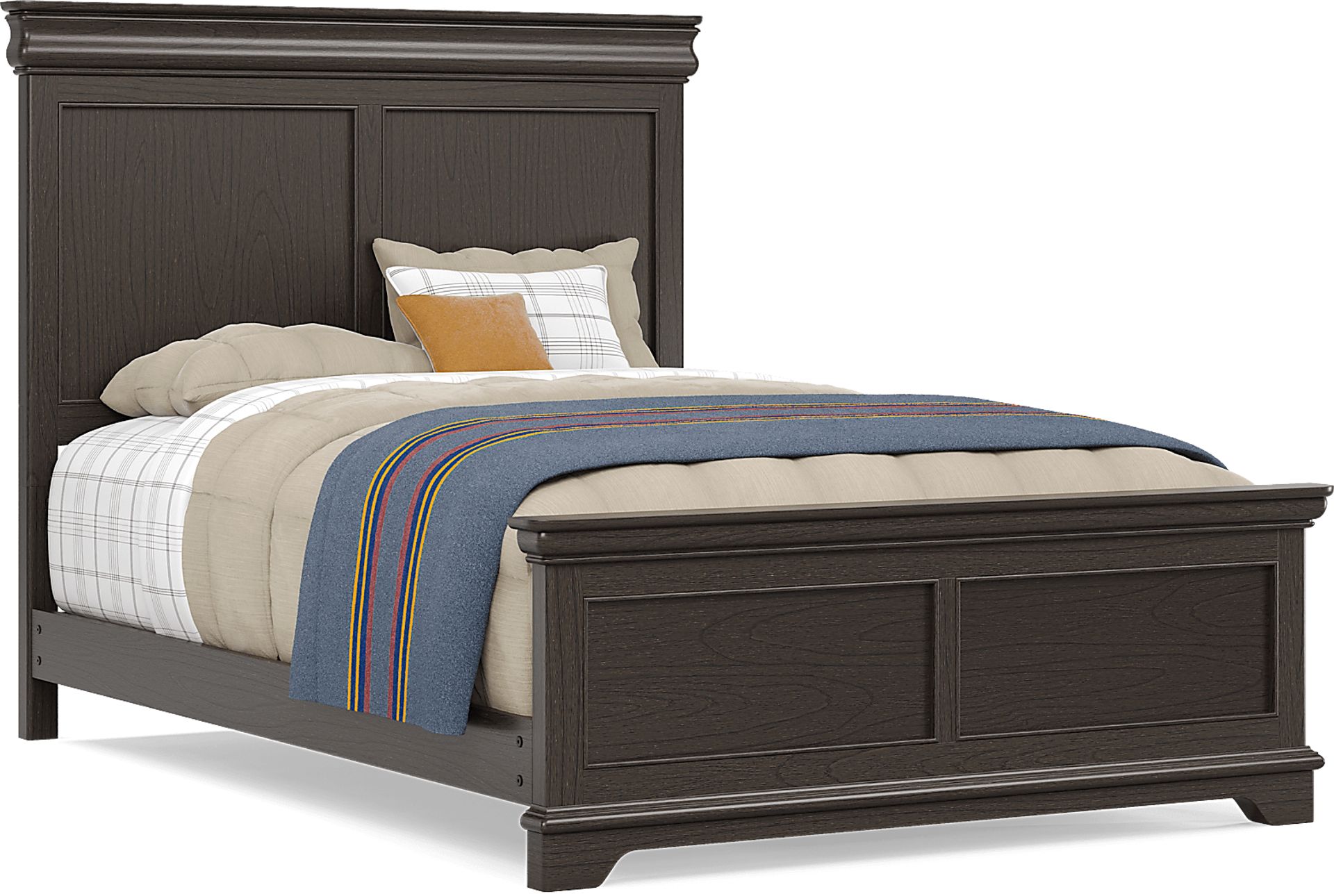 Kids Oberon Chocolate Full Panel Bedroom - Image 3