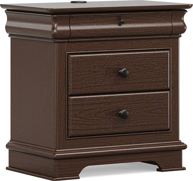 Kids Oberon Chocolate Nightstand - Thumbnail - Image 2