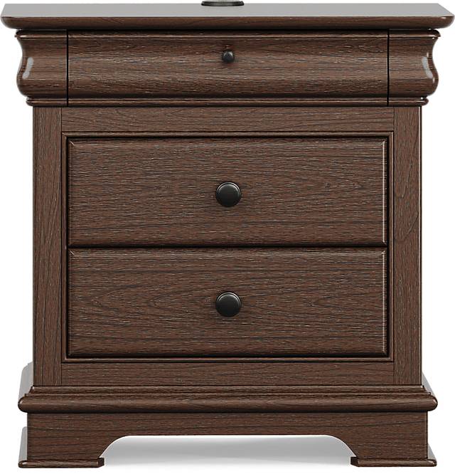 Kids Oberon Chocolate Nightstand - Thumbnail - Image 1