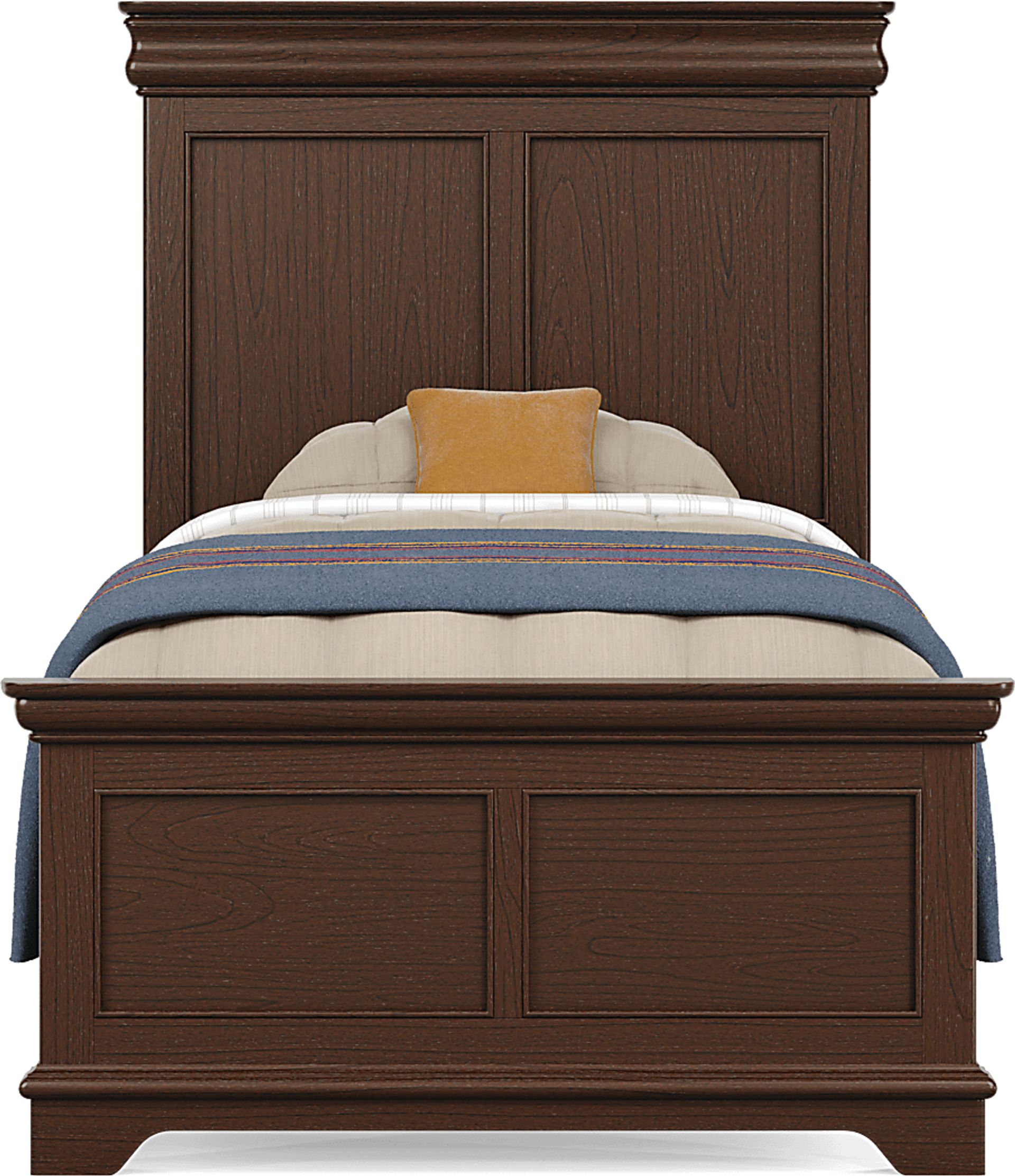 Kids Oberon Chocolate Twin Panel Bedroom - Image 4