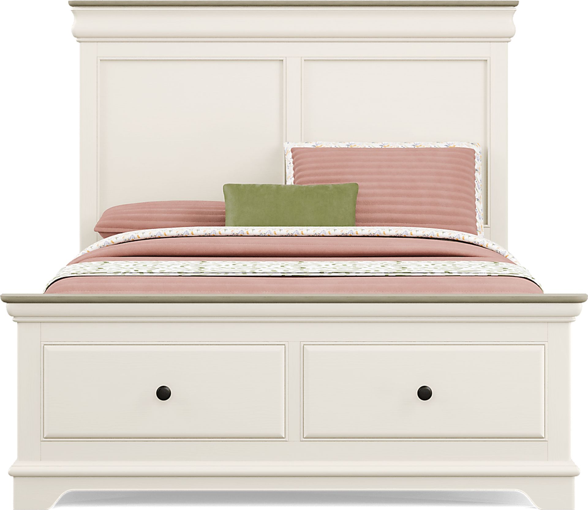 Kids Oberon Cream Full Storage Bedroom - Image 3