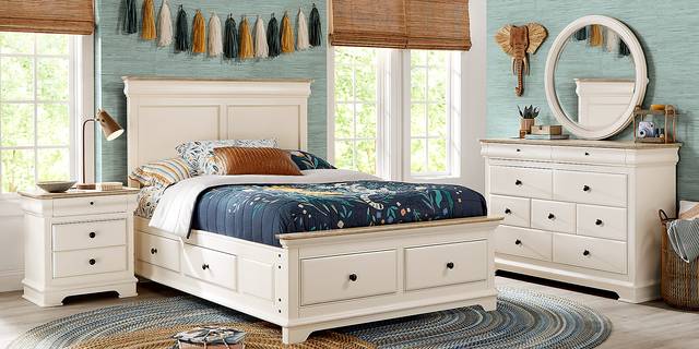 Kids Oberon Cream Full Panel Bedroom - Thumbnail - Image 5