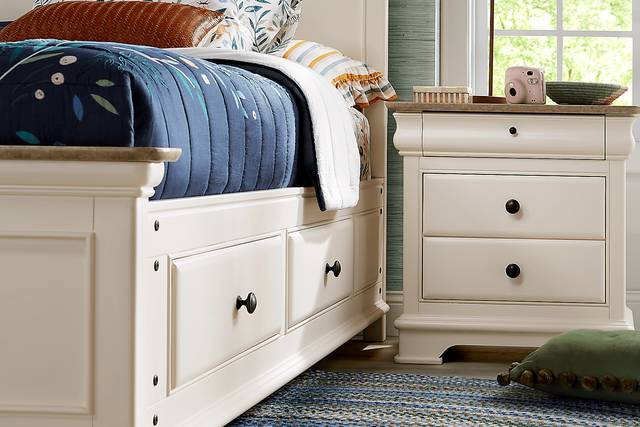 Kids Oberon Cream Nightstand - Thumbnail - Image 5