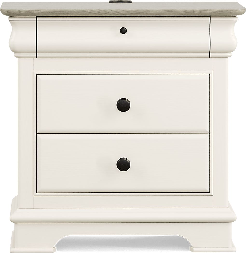 Kids Oberon Cream Nightstand