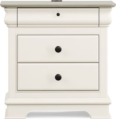 Kids Oberon Cream Nightstand