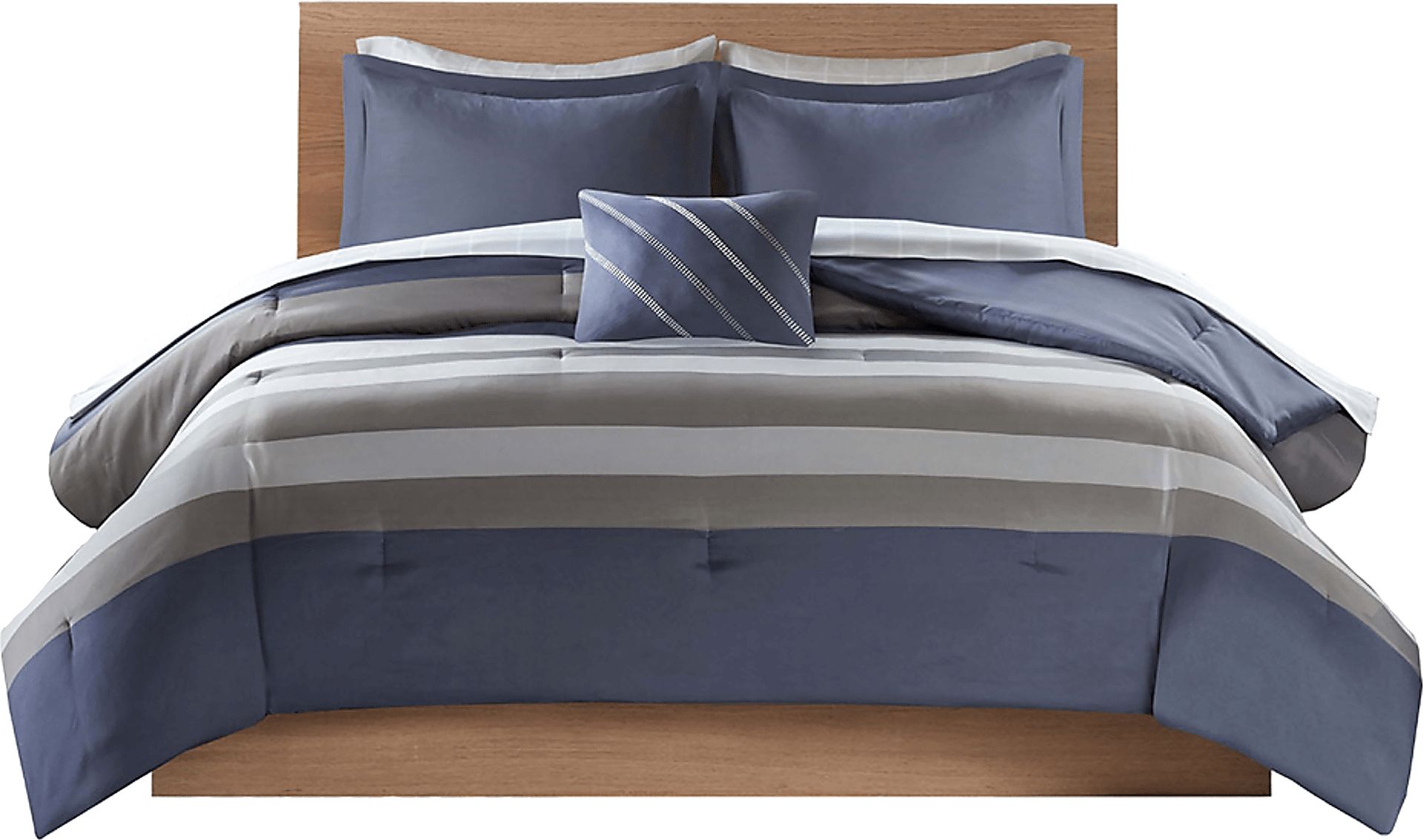 Kids Ohara Blue Twin XL Comforter Set - Image 1