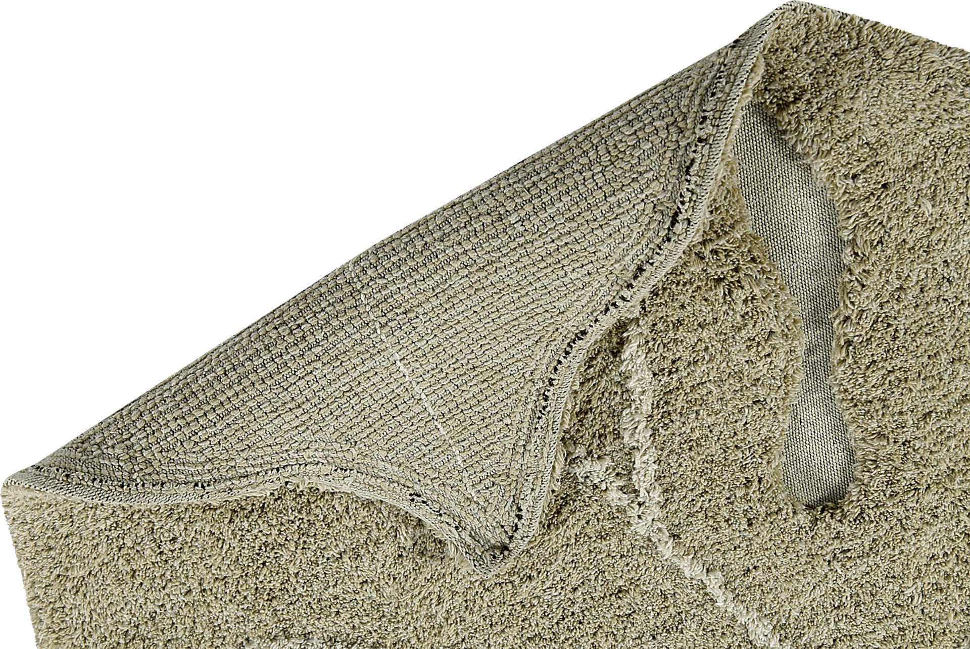 Kids Olive 4' X 5'11 Monstera Leaf Machine Washable Rug - Image 7