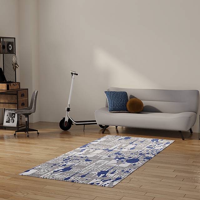 Kids Ollie Oasis Blue 6'6 x 9'2 Rug - Thumbnail - Image 2