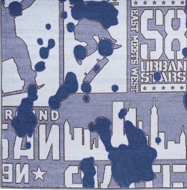 Kids Ollie Oasis Blue 6'6 x 9'2 Rug - Thumbnail - Image 4