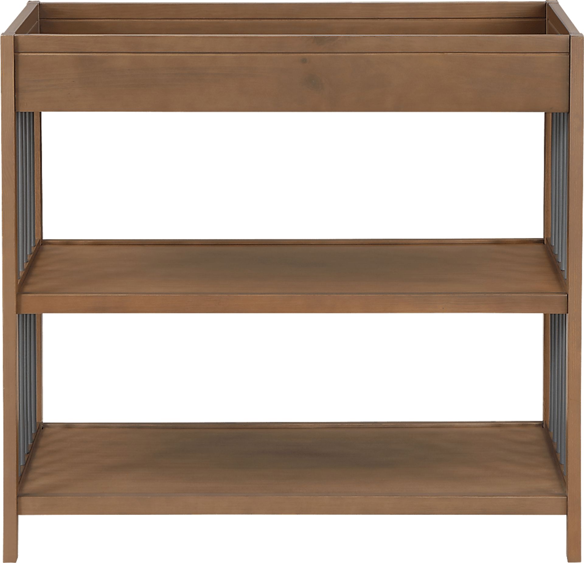 Kids Olvio Walnut/Charcoal Changing Table - Image 3