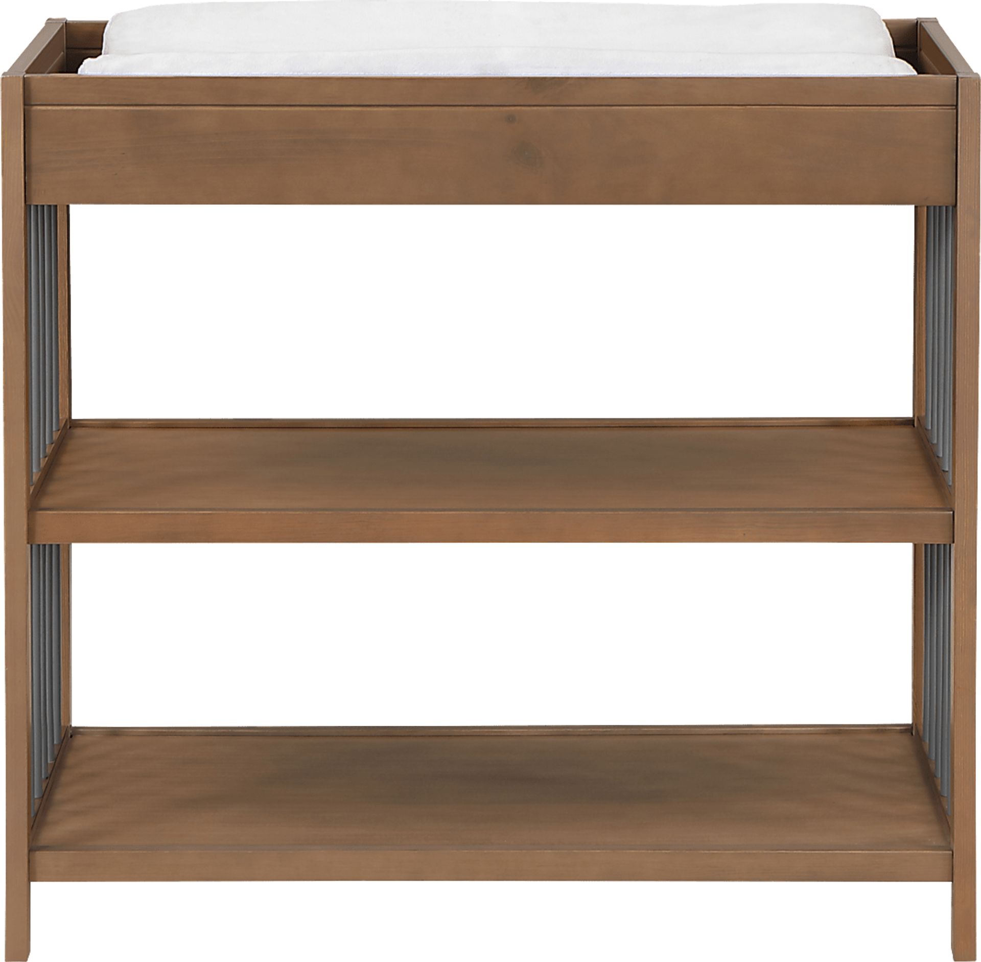 Kids Olvio Walnut/Charcoal Changing Table - Image 4