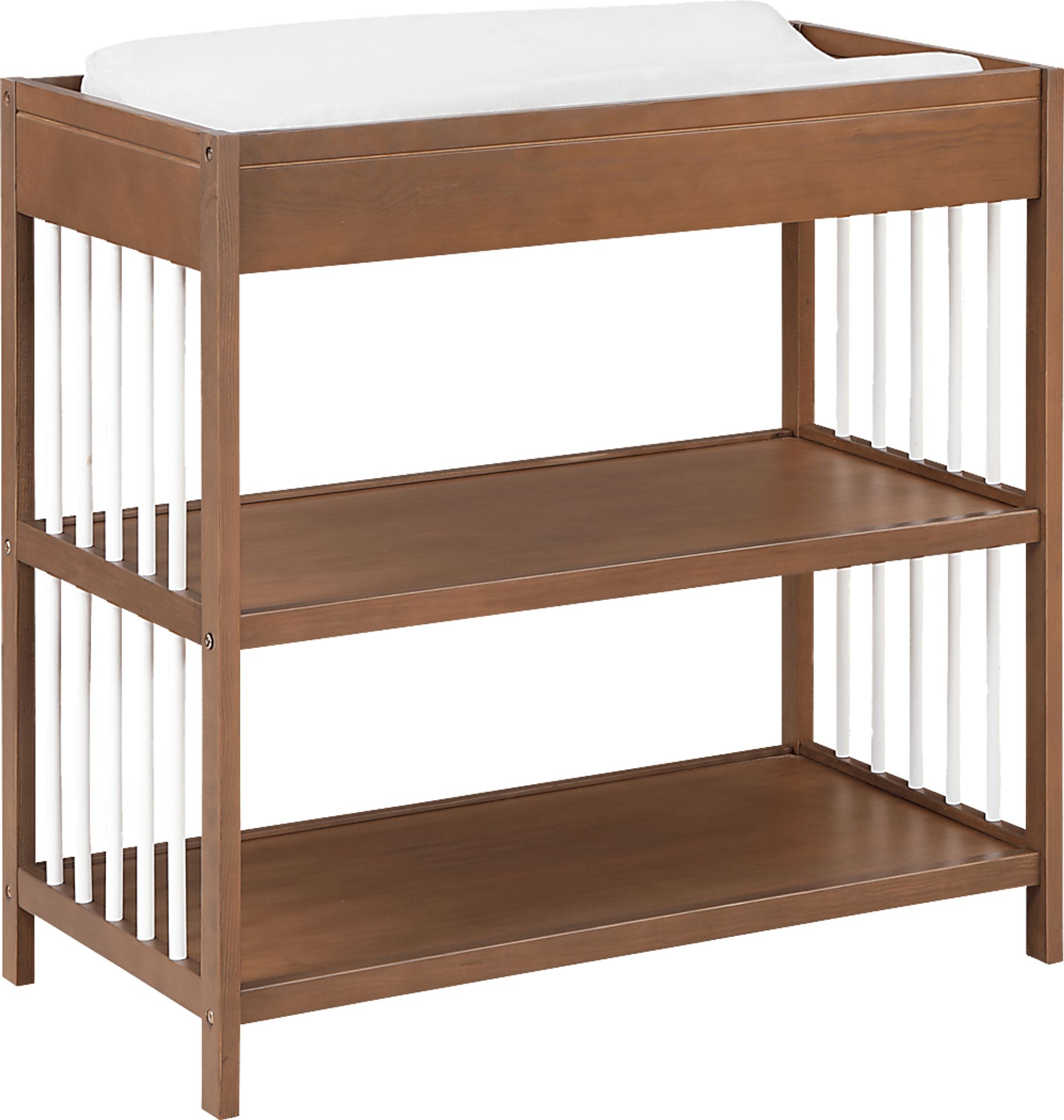 Kids Olvio Walnut/White Changing Table - Image 4