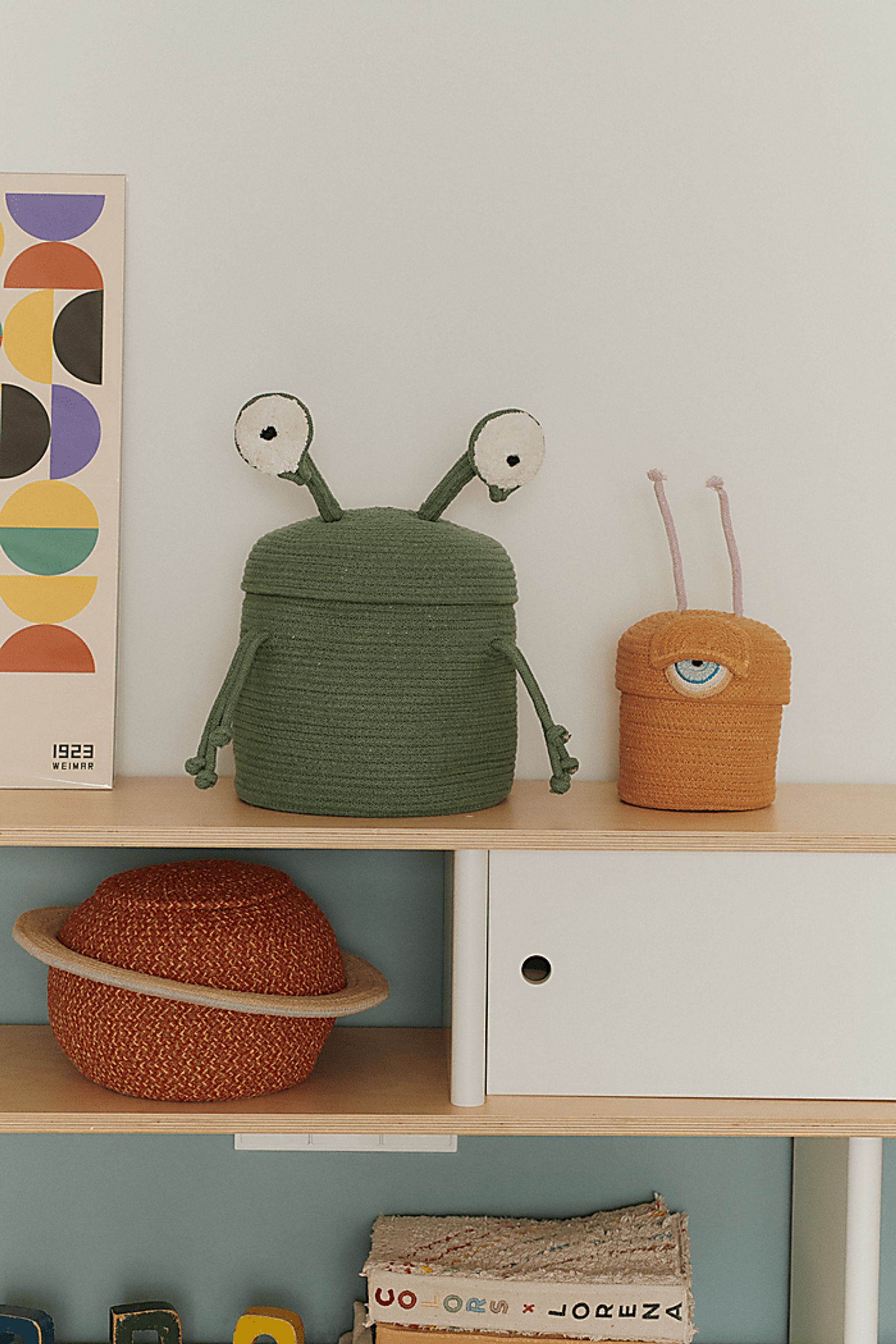 Kids Orange Alien Poot Basket - Image 3