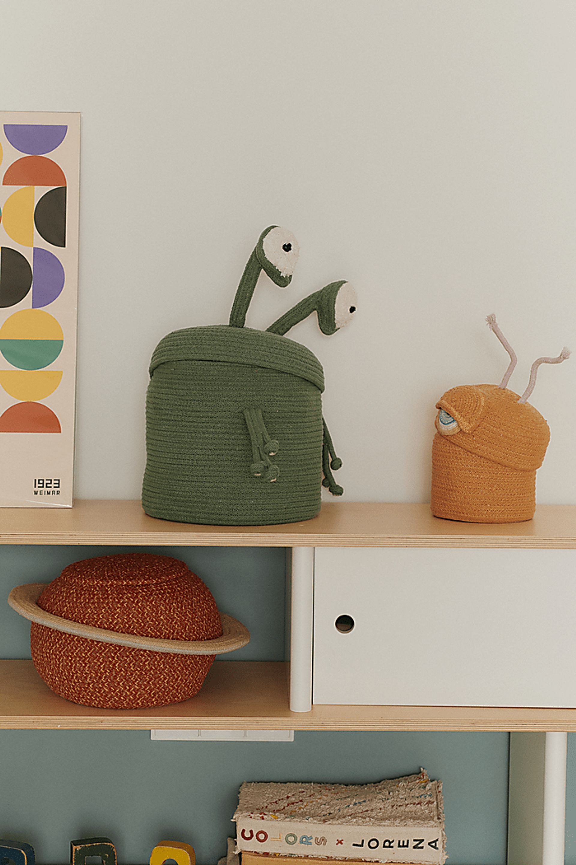 Kids Orange Alien Poot Basket - Image 4