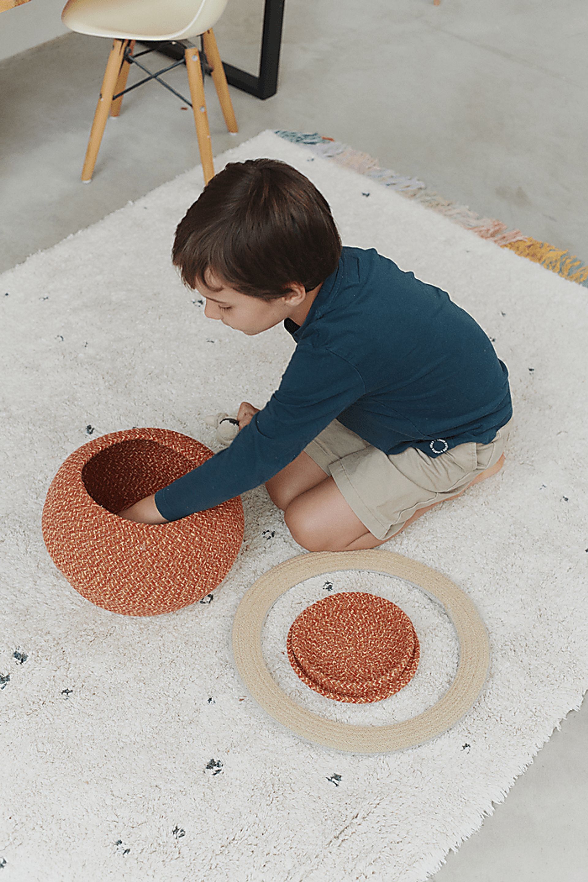 Kids Orange Saturn Basket - Image 5