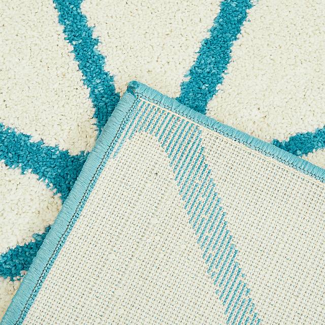 Kids Orduna Teal 3'11 x 5'7 Rug - Thumbnail - Image 4
