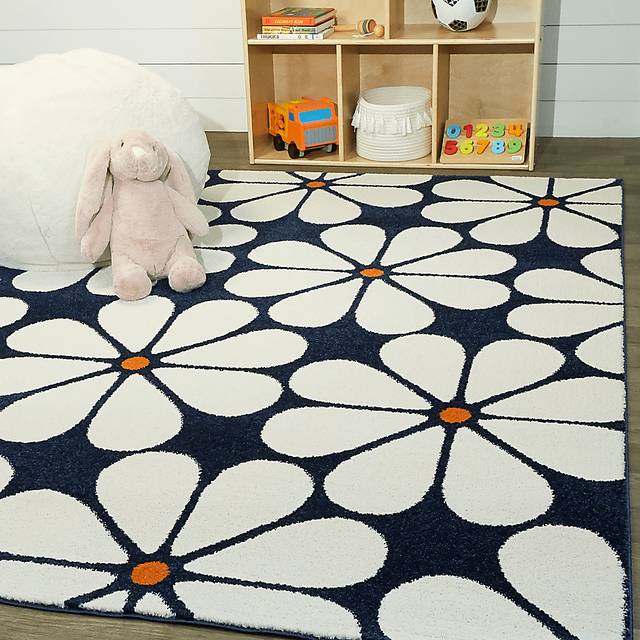 Kids Orduna Blue 3'11 x 5'7 Rug - Thumbnail - Image 2